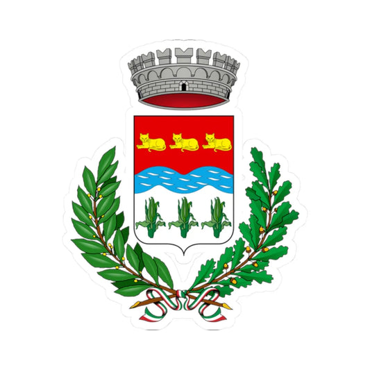 Bariano-Stemma (Italy) (Coat of Arms) STICKER Vinyl Kiss-Cut Decal 2 Inch White - The Sticker Space