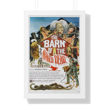 BARN OF THE NAKED DEAD 1974 - Framed Movie Poster-16″ x 24″-The Sticker Space