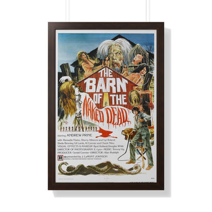 BARN OF THE NAKED DEAD 1974 - Framed Movie Poster-20" x 30"-The Sticker Space