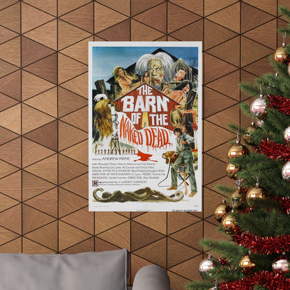 BARN OF THE NAKED DEAD 1974 - Paper Movie Poster-The Sticker Space