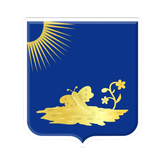 Barneveld wapen 1816 (Netherlands) (Coat of Arms) STICKER Vinyl Kiss-Cut Decal 2 Inch White - The Sticker Space