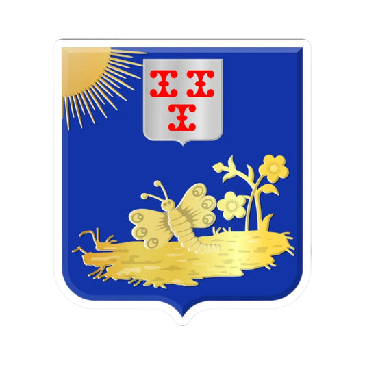 Barneveld wapen HRvA (Netherlands) (Coat of Arms) STICKER Vinyl Kiss-Cut Decal 2 Inch White - The Sticker Space