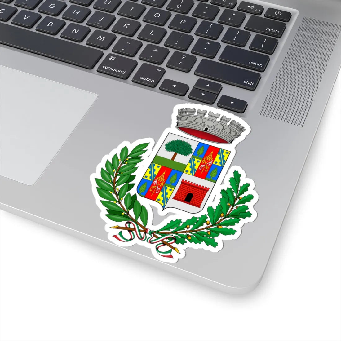 Barni-Stemma (Italy) (Coat of Arms) STICKER Vinyl Kiss-Cut Decal - The Sticker Space