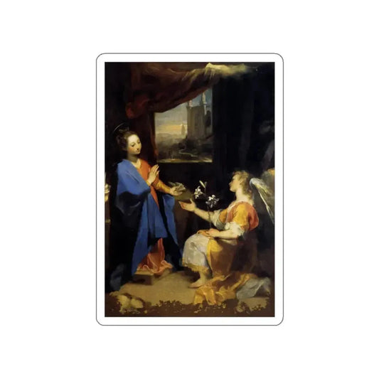 BAROCCI, Federico Fiori - Annunciation1 (Artwork) STICKER Vinyl Die-Cut Decal White Die-Cut 2 Inch - The Sticker Space