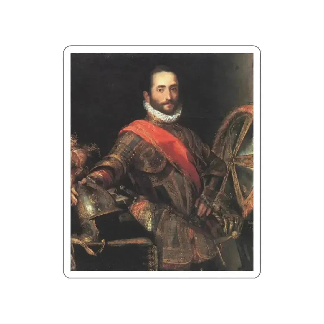BAROCCI, Federico Fiori - Francesco II della Rovere (Artwork) STICKER Vinyl Die-Cut Decal - The Sticker Space