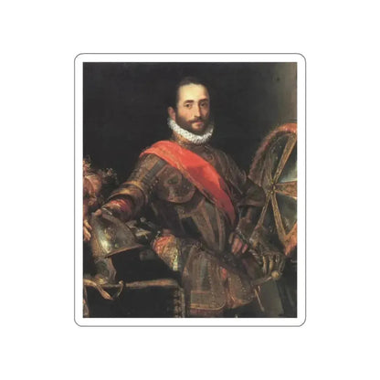 BAROCCI, Federico Fiori - Francesco II della Rovere (Artwork) STICKER Vinyl Die-Cut Decal White Die-Cut 2 Inch - The Sticker Space