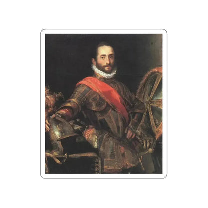 BAROCCI, Federico Fiori - Francesco II della Rovere (Artwork) STICKER Vinyl Die-Cut Decal White Die-Cut 3 Inch - The Sticker Space