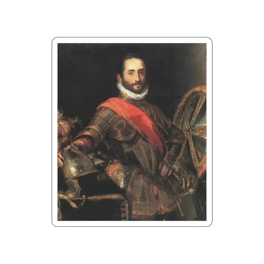 BAROCCI, Federico Fiori - Francesco II della Rovere (Artwork) STICKER Vinyl Die-Cut Decal White Die-Cut 4 Inch - The Sticker Space