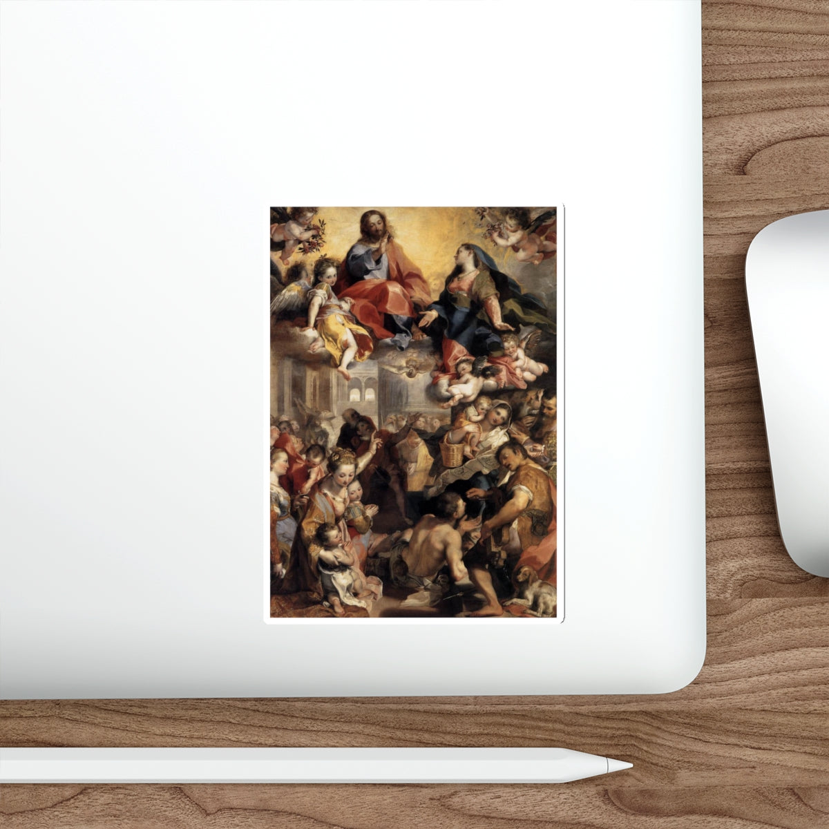 BAROCCI, Federico Fiori - Madonna del Popolo (Artwork) STICKER Vinyl Die-Cut Decal-The Sticker Space