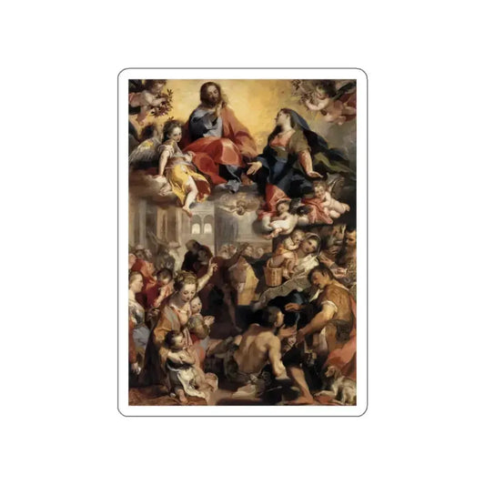 BAROCCI, Federico Fiori - Madonna del Popolo (Artwork) STICKER Vinyl Die-Cut Decal White Die-Cut 2 Inch - The Sticker Space