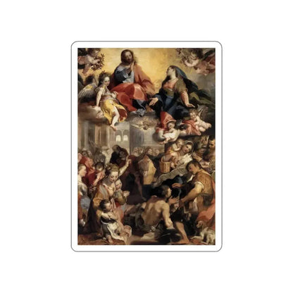 BAROCCI, Federico Fiori - Madonna del Popolo (Artwork) STICKER Vinyl Die-Cut Decal White Die-Cut 3 Inch - The Sticker Space