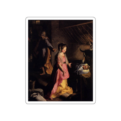 BAROCCI, Federico Fiori - The Nativity (Artwork) STICKER Vinyl Die-Cut Decal-White-The Sticker Space