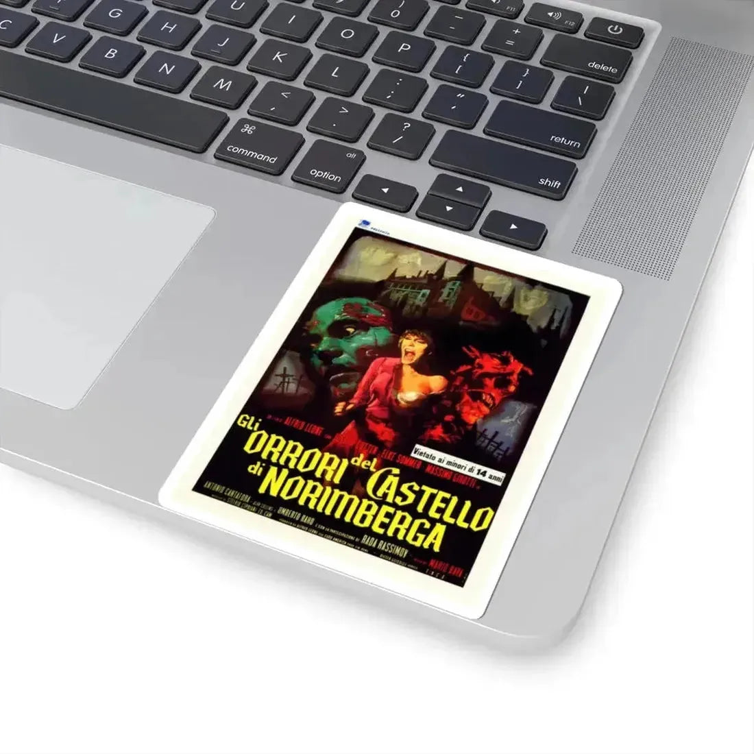 BARON BLOOD (ITALIAN) 1972 Movie Poster - STICKER Vinyl Kiss-Cut Decal - The Sticker Space