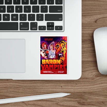 BARON VAMPIRE (BARON BLOOD) 1972 Movie Poster STICKER Vinyl Die-Cut Decal-The Sticker Space