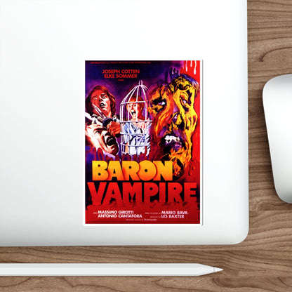 BARON VAMPIRE (BARON BLOOD) 1972 Movie Poster STICKER Vinyl Die-Cut Decal-The Sticker Space