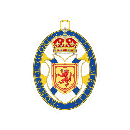 Baronets badge Nova Scotia (Canada) (Coat of Arms) STICKER Vinyl Kiss-Cut Decal 2 Inch White - The Sticker Space