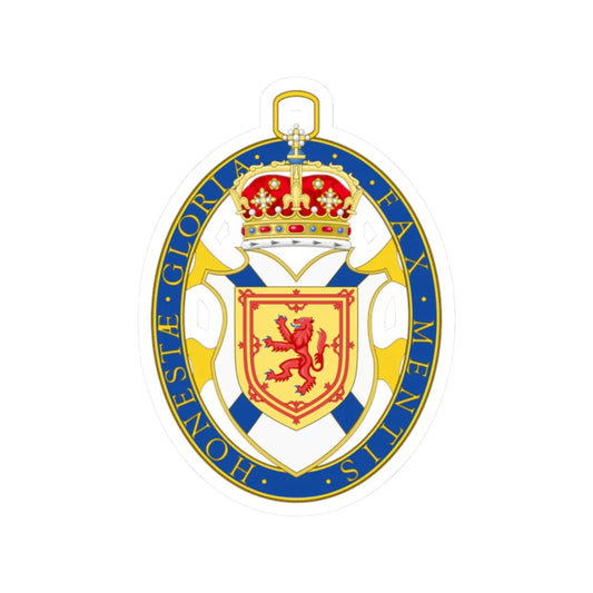 Baronets badge Nova Scotia (Canada) (Coat of Arms) STICKER Vinyl Kiss-Cut Decal 2 Inch White - The Sticker Space