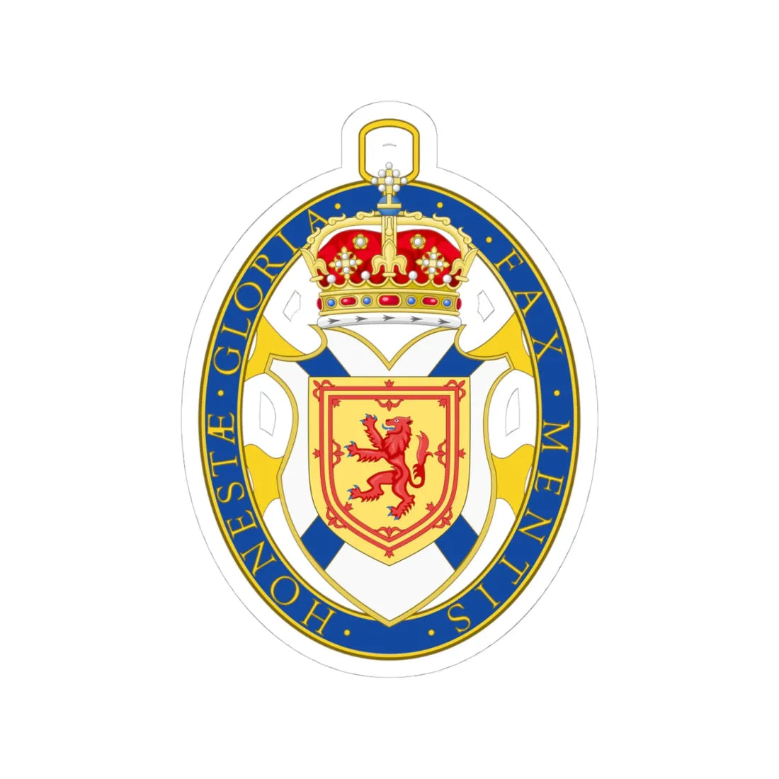 Baronets badge Nova Scotia (Canada) (Coat of Arms) STICKER Vinyl Kiss-Cut Decal - The Sticker Space