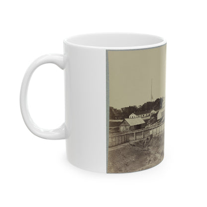 Barracks At Fort Carroll (U.S. Civil War) White Coffee Mug-The Sticker Space