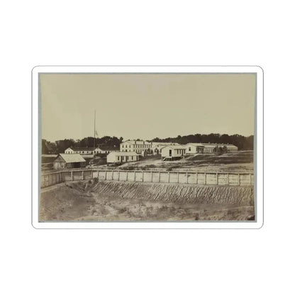 Barracks at Fort Carroll (U.S. Civil War) STICKER Vinyl Kiss-Cut Decal 3 Inch White - The Sticker Space