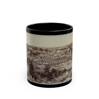 Barracks Of 124th Ill. Infantry, Vicksburg, Miss. (U.S. Civil War) Black Coffee Mug