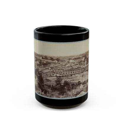 Barracks Of 124th Ill. Infantry, Vicksburg, Miss. (U.S. Civil War) Black Coffee Mug