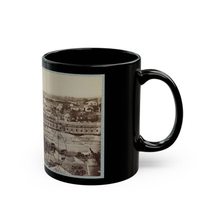 Barracks Of 124th Ill. Infantry, Vicksburg, Miss. (U.S. Civil War) Black Coffee Mug