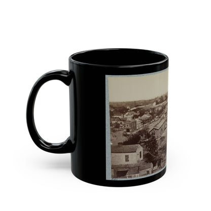 Barracks Of 124th Ill. Infantry, Vicksburg, Miss. (U.S. Civil War) Black Coffee Mug