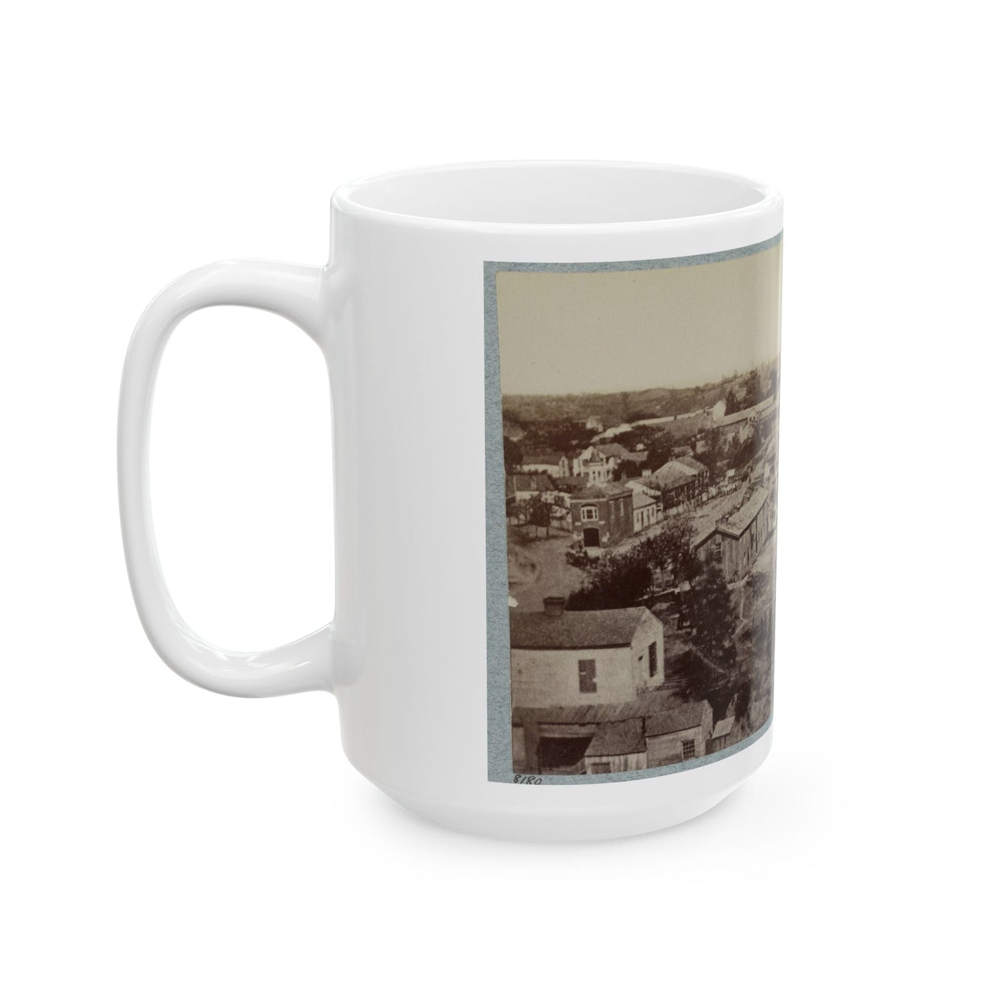 Barracks Of 124th Ill. Infantry, Vicksburg, Miss. (U.S. Civil War) White Coffee Mug