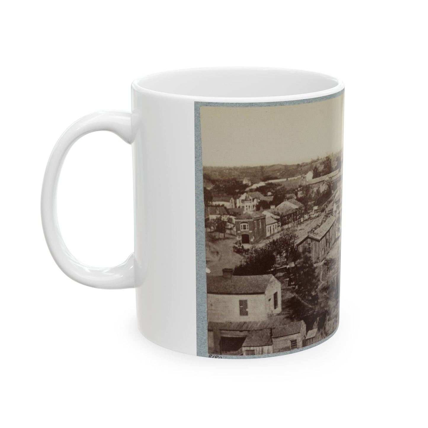 Barracks Of 124th Ill. Infantry, Vicksburg, Miss. (U.S. Civil War) White Coffee Mug