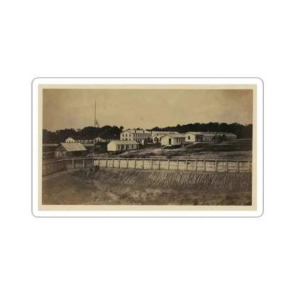 Barracks of Ft. Carroll, Wash., D.C. (U.S. Civil War) STICKER Vinyl Kiss-Cut Decal 6 Inch White - The Sticker Space