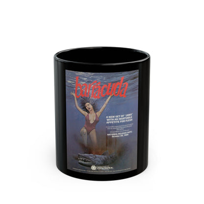 BARRACUDA 1978 Movie Poster - Black Coffee Mug-11oz-The Sticker Space