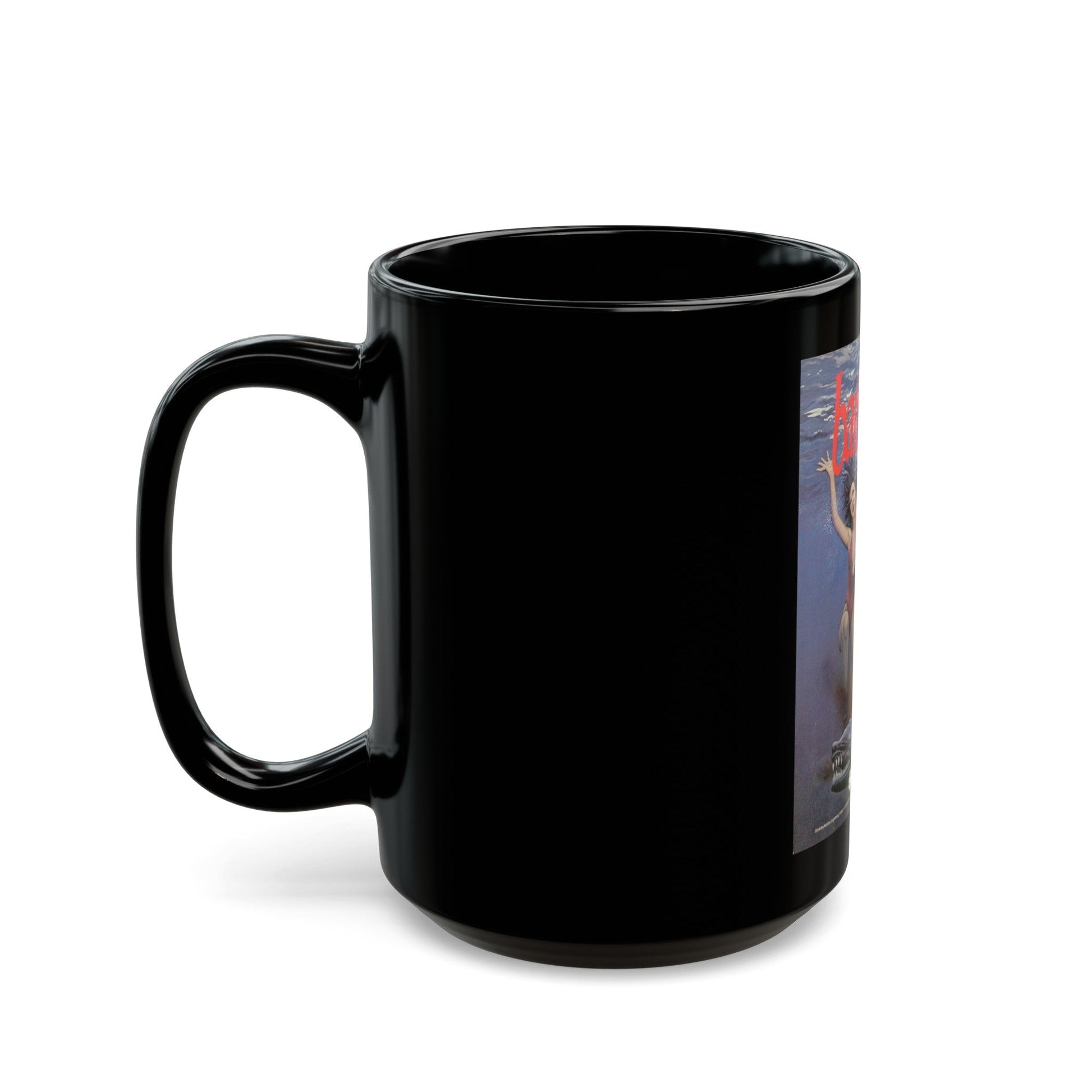 BARRACUDA 1978 Movie Poster - Black Coffee Mug-The Sticker Space