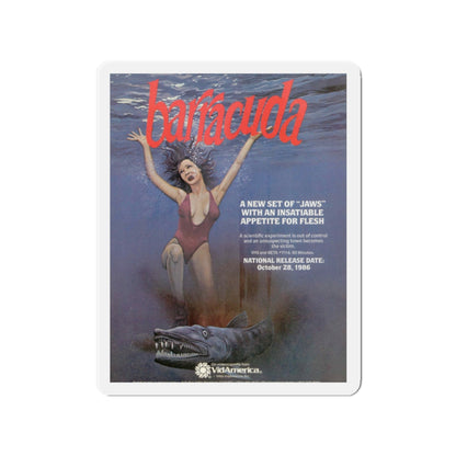 BARRACUDA 1978 Movie Poster - Die-Cut Magnet-2" x 2"-The Sticker Space