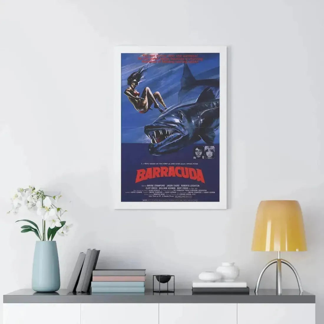 BARRACUDA (2) 1978 - Framed Movie Poster - The Sticker Space