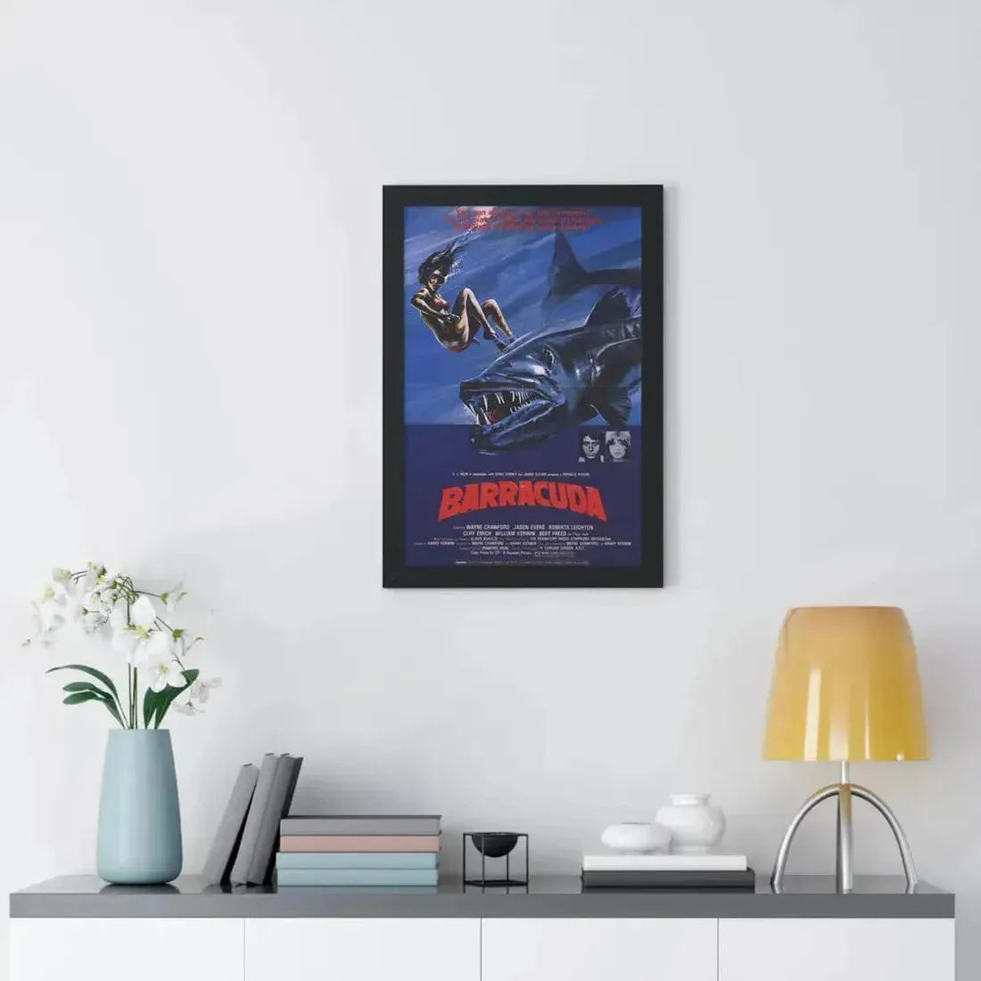 BARRACUDA (2) 1978 - Framed Movie Poster - The Sticker Space