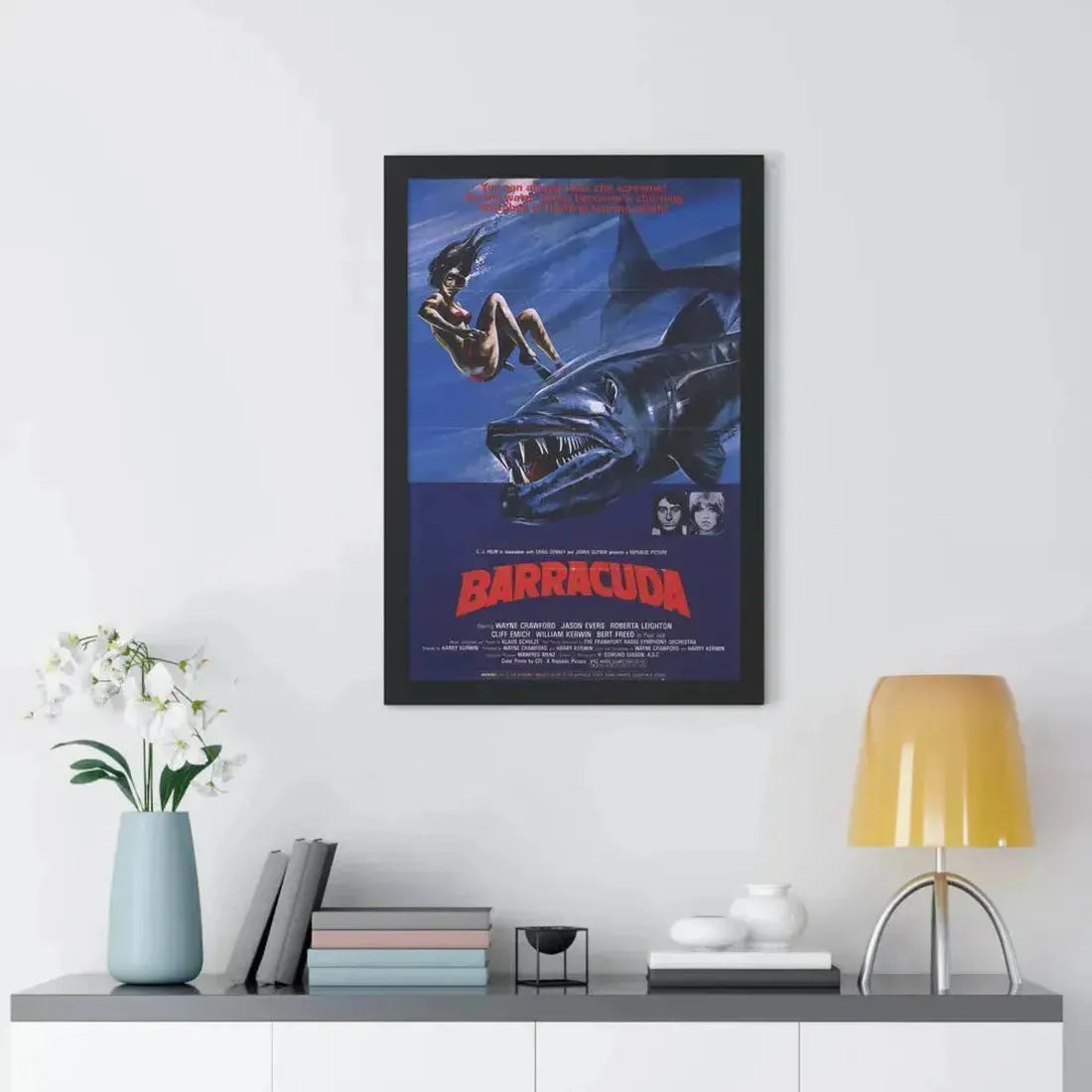 BARRACUDA (2) 1978 - Framed Movie Poster - The Sticker Space