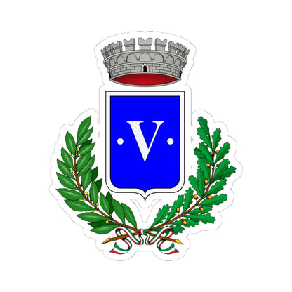 Barrea-Stemma (Italy) (Coat of Arms) STICKER Vinyl Kiss-Cut Decal 4 Inch White - The Sticker Space