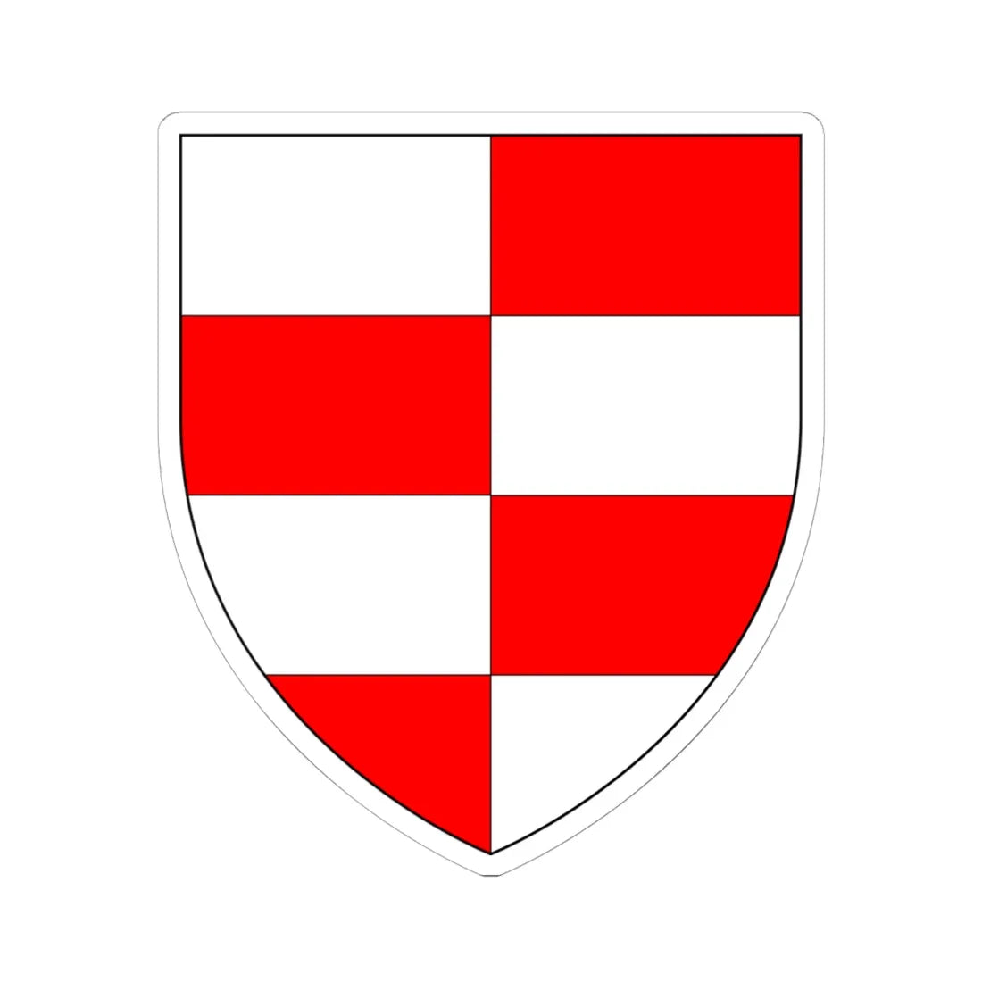 Barrett of Bellhouse Aveley Essex Arms (England) (Coat of Arms) STICKER Vinyl Kiss-Cut Decal 6 Inch White - The Sticker Space