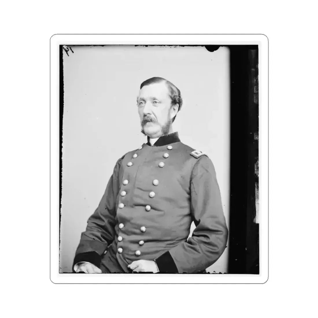 Barry 001 (U.S. Civil War) STICKER Vinyl Kiss-Cut Decal 3 Inch White - The Sticker Space