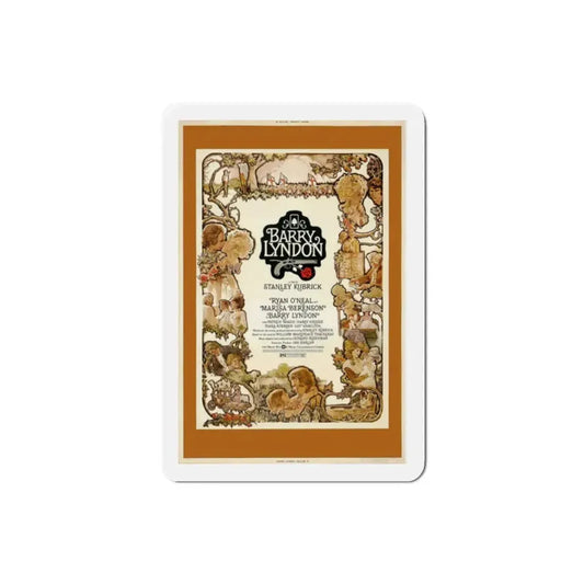Barry Lyndon 1975 Movie Poster Refrigerator Magnet 2 Inch - The Sticker Space