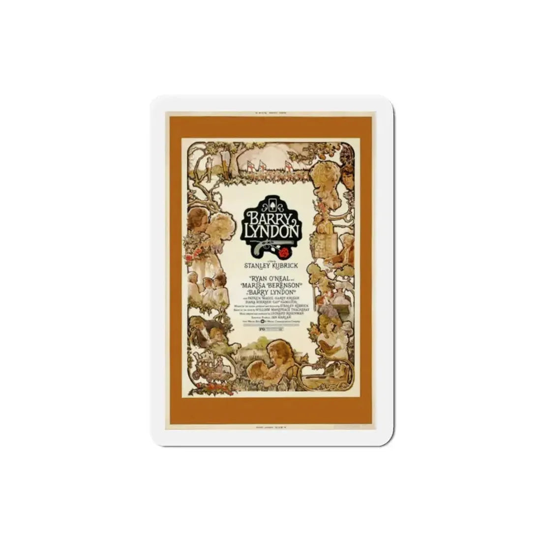 Barry Lyndon 1975 Movie Poster Refrigerator Magnet - The Sticker Space