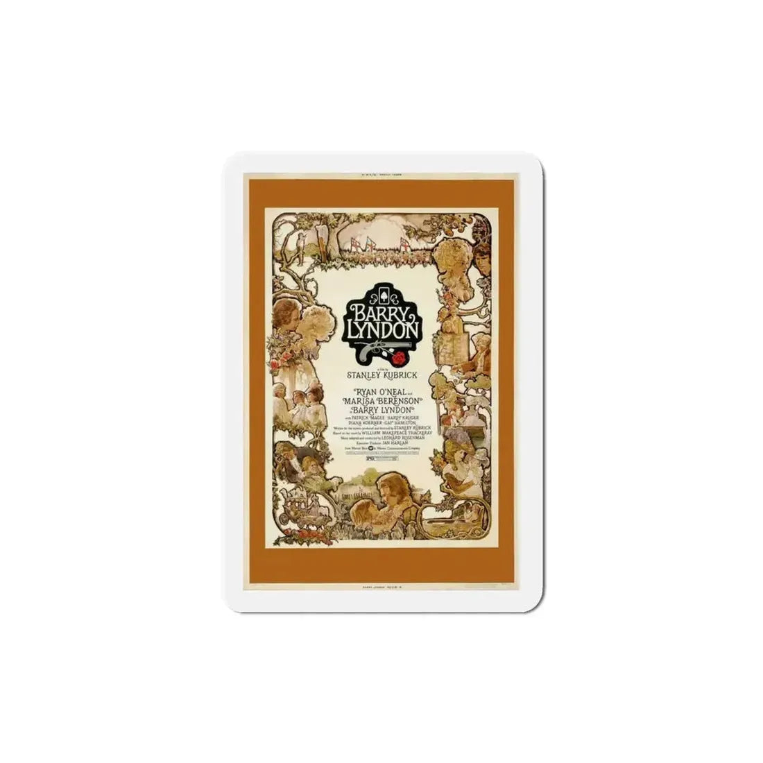 Barry Lyndon 1975 Movie Poster Refrigerator Magnet - The Sticker Space