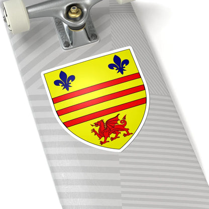 Barry Town Council Shield (United Kingdom) (Coat of Arms) STICKER Vinyl Kiss-Cut Decal - The Sticker Space