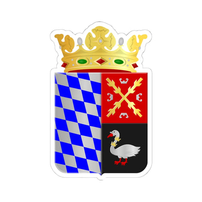 Barsingerhorn wapen 1971 (Germany) (Coat of Arms) STICKER Vinyl Kiss-Cut Decal 6 Inch White - The Sticker Space