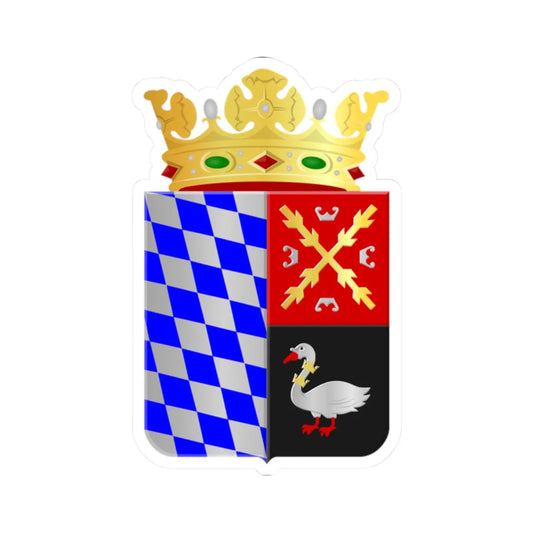 Barsingerhorn wapen 1971 (Netherlands) (Coat of Arms) STICKER Vinyl Kiss-Cut Decal 2 Inch White - The Sticker Space