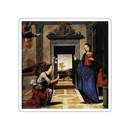 BARTOLOMEO, Fra - Annunciation (Artwork) STICKER Vinyl Die-Cut Decal White Die-Cut 3 Inch - The Sticker Space