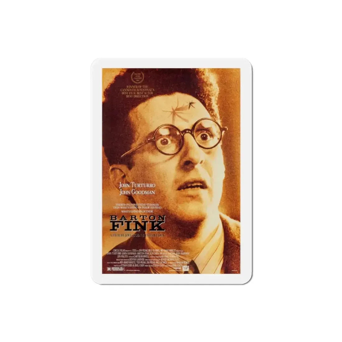 Barton Fink 1991 Movie Poster Refrigerator Magnet - The Sticker Space
