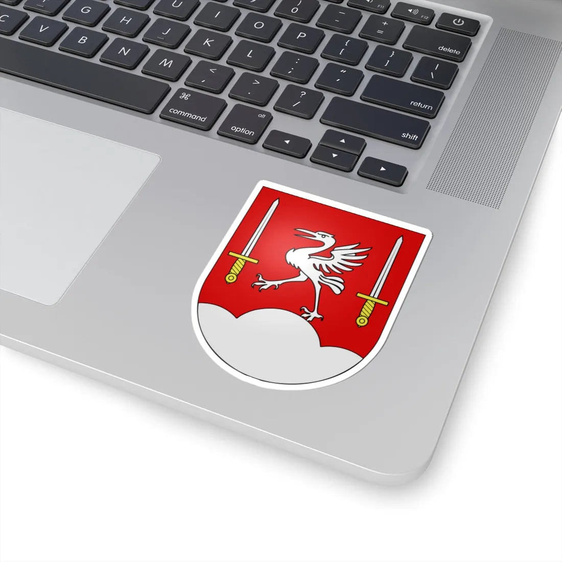 Bas-Intyamon-coat of arms (Switzerland) (Coat of Arms) STICKER Vinyl Kiss-Cut Decal - The Sticker Space