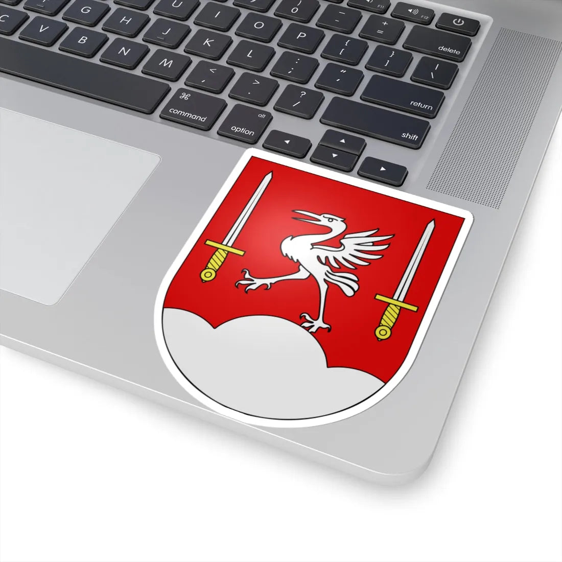 Bas-Intyamon-coat of arms (Switzerland) (Coat of Arms) STICKER Vinyl Kiss-Cut Decal - The Sticker Space